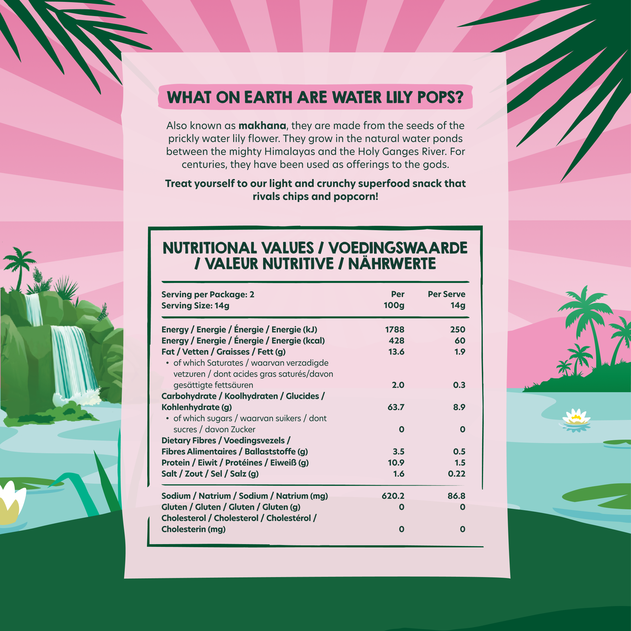 Zenko Water Lily Pops